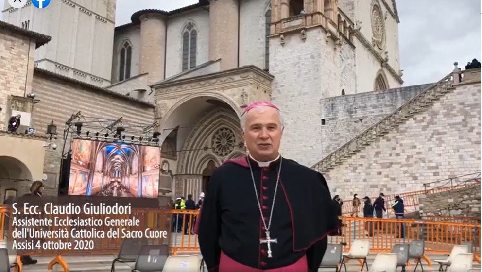 S. Ecc. Claudio Giuliodori Assistente Ecclesiastico Generale dell’Università Cattolica del Sacro Cuore