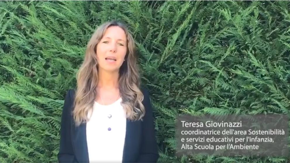Dott.ssa Teresa Giovanazzi Coordinatrice dell’area sostenibilità e servizi educativi per l’infanzia 