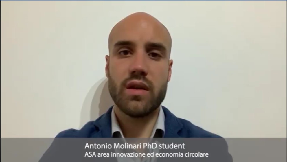 La riflessione del Dott. Antonio Molinari referente area innovazione ed economia circolare.