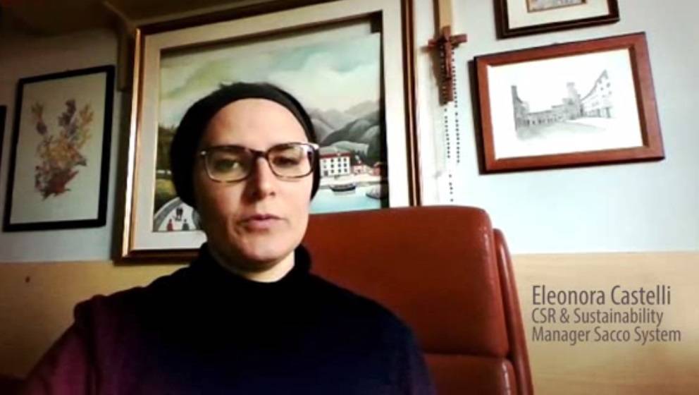 Eleonora Castelli CSR e Sustainability Manager Sacco System