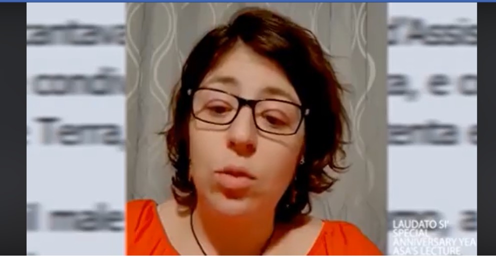 Caterina Calabria referente area Ecologia integrale e custodia del creato