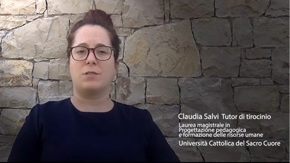 Dott.ssa Claudia Salvi Tutor di tirocinio 