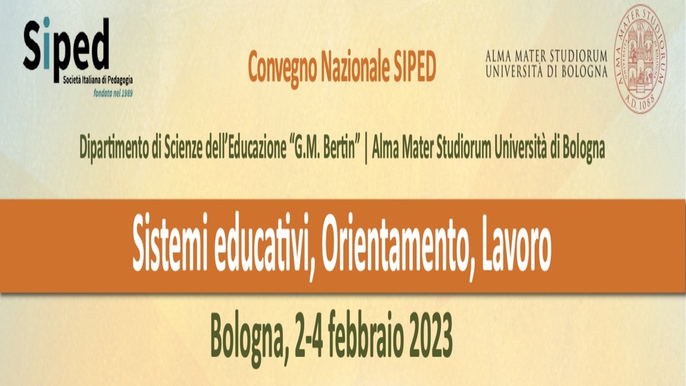 Convegno Nazionale SIPED: Sistemi educativi, Orientamento, Lavoro